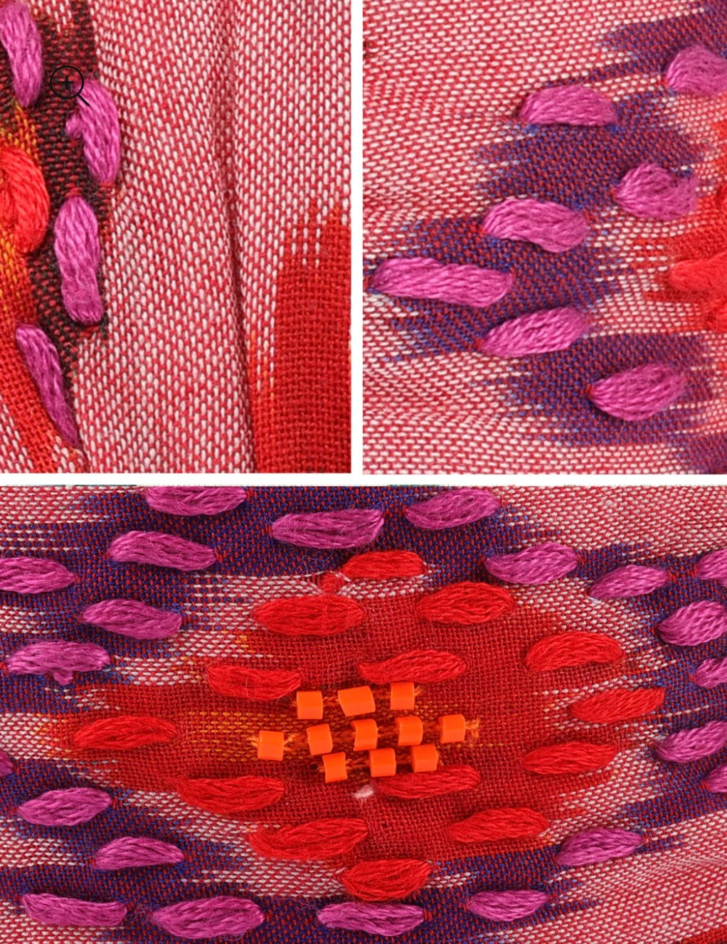 Haarreif Pink Ikat