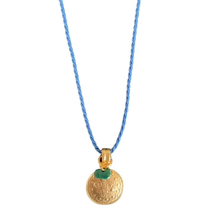 Halskette Cord Coin