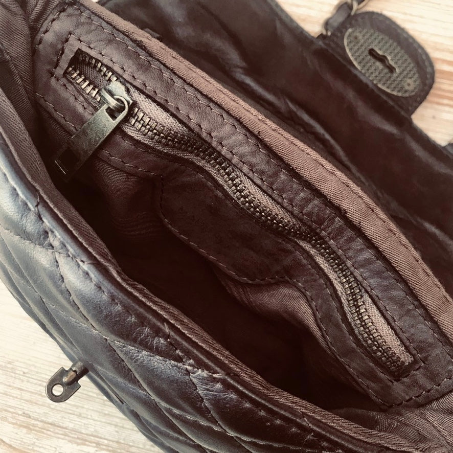 Ledertasche braun