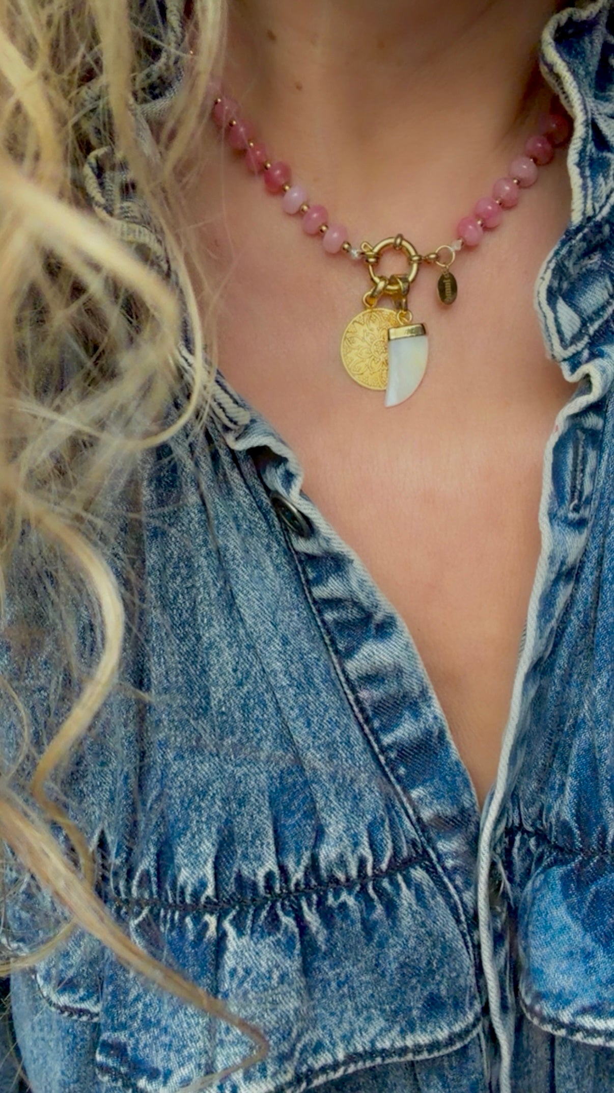 Halskette La Vie en Rose