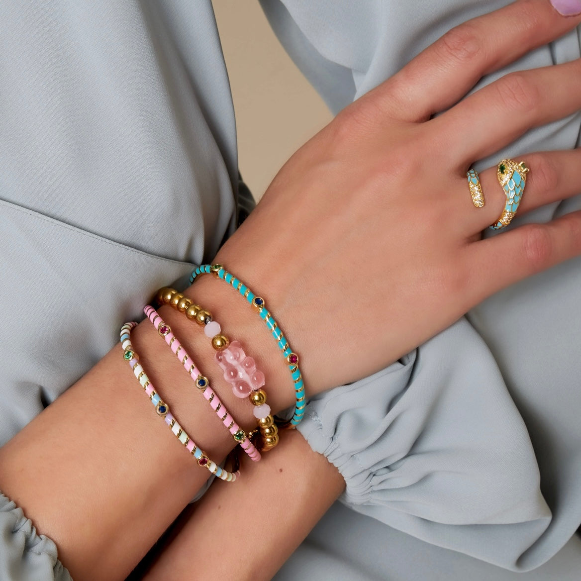 Armspange Striped