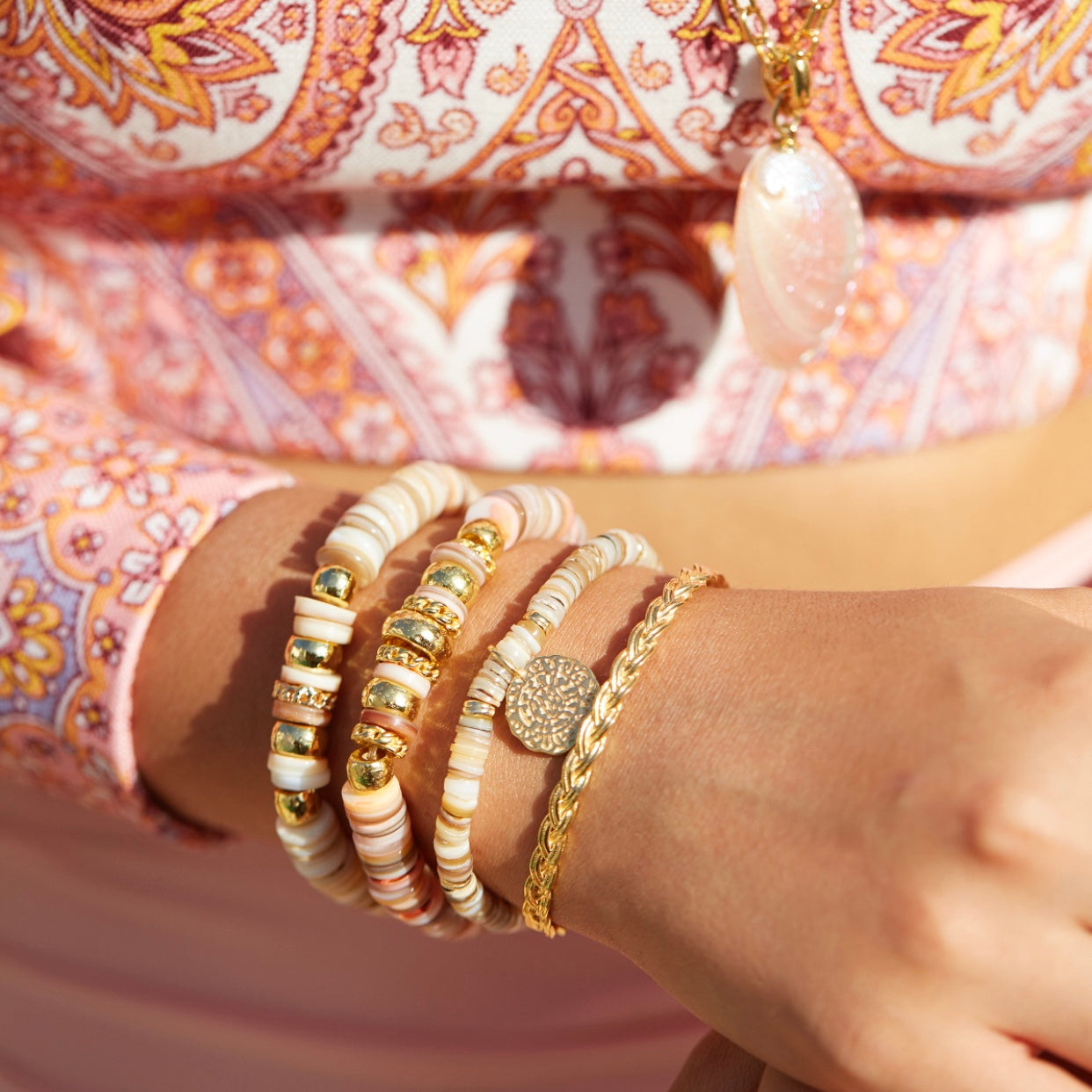 Armspange Gold/Silber