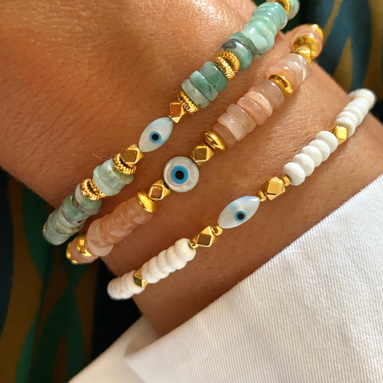 Armband Augenmotiv