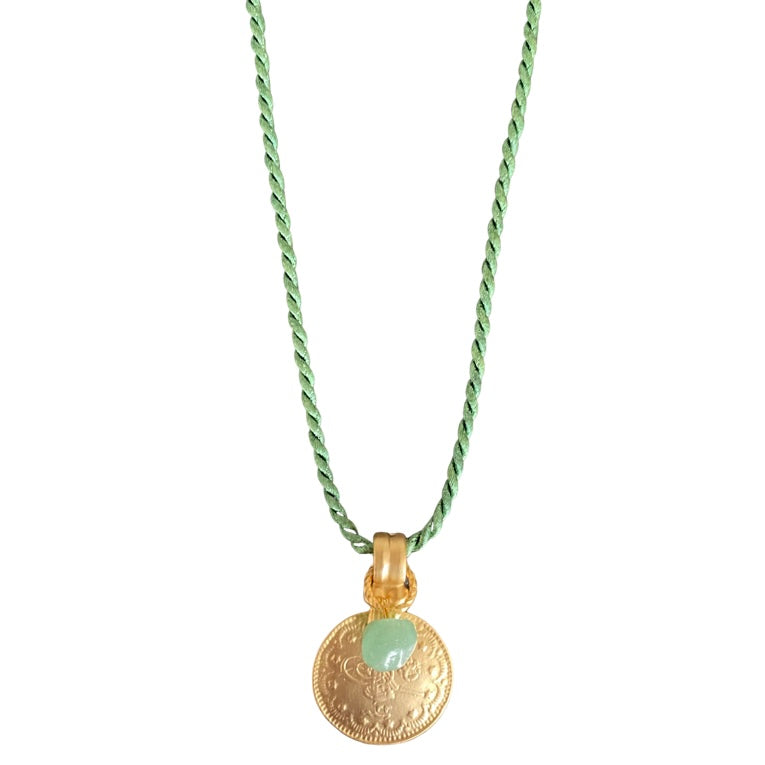 Halskette Cord Coin
