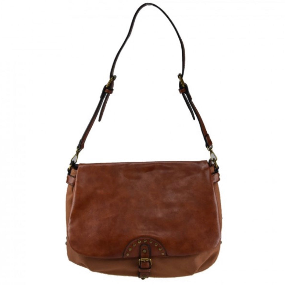 Schultertasche braun