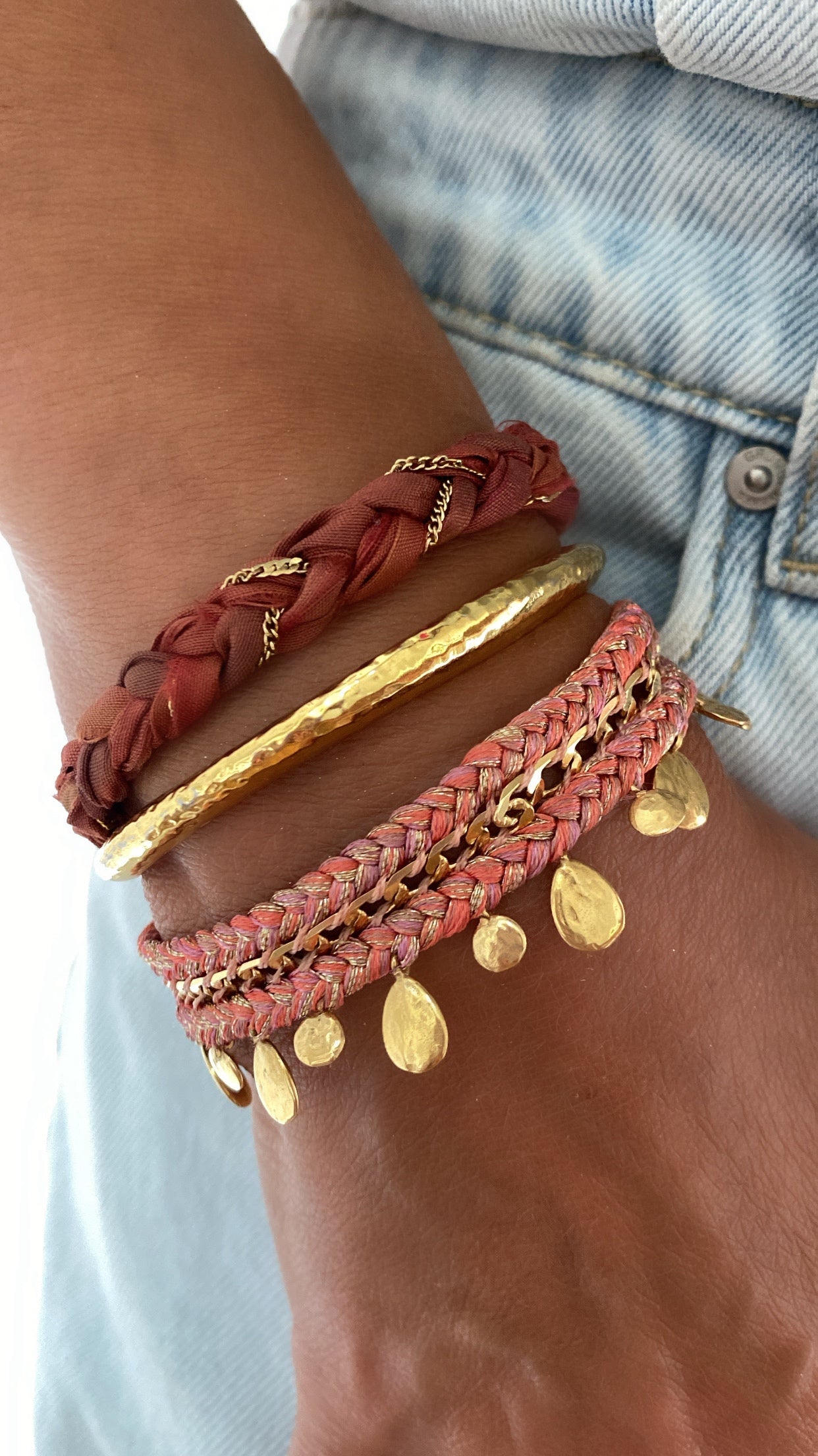 Armband Golden Hour pink
