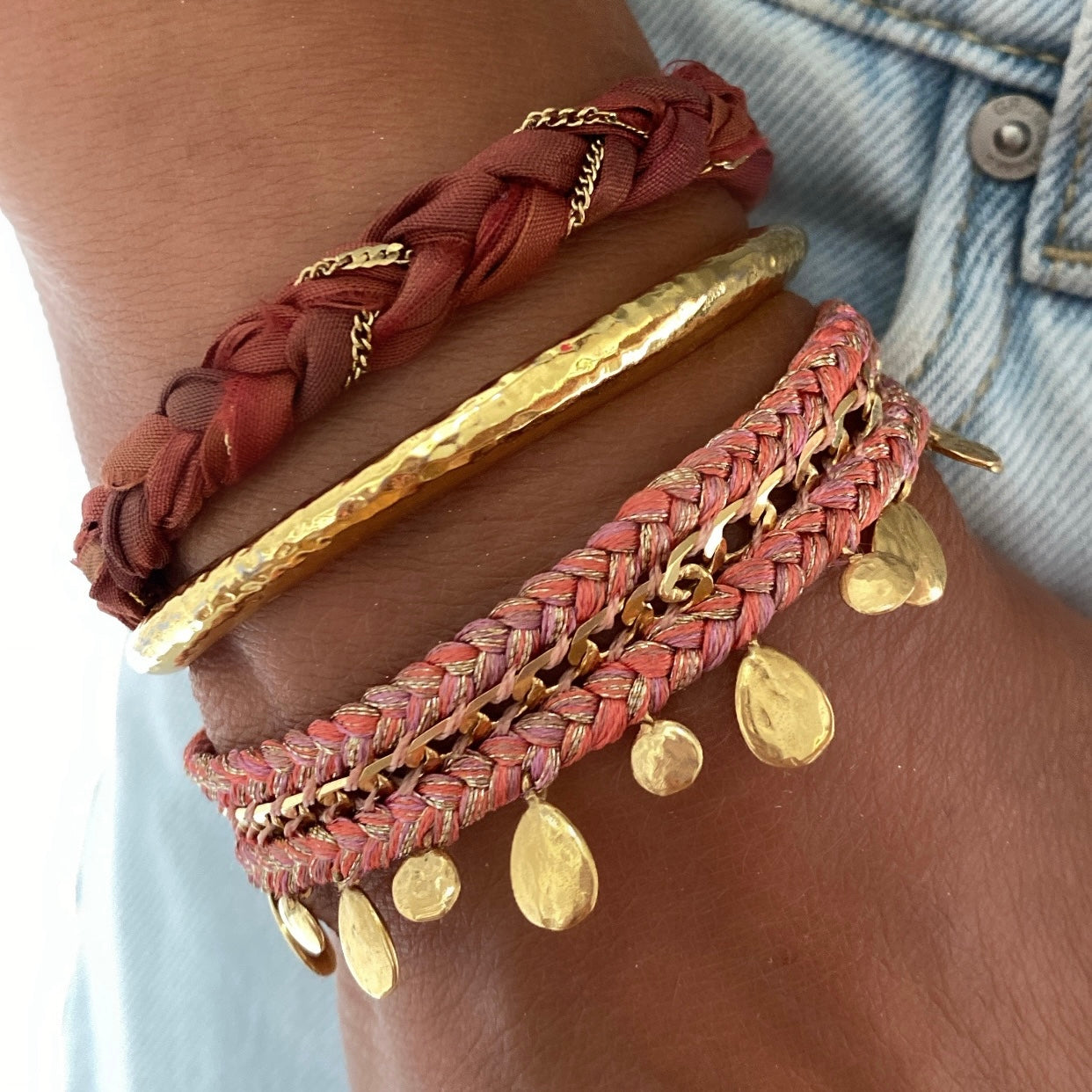 Armband Golden Hour pink