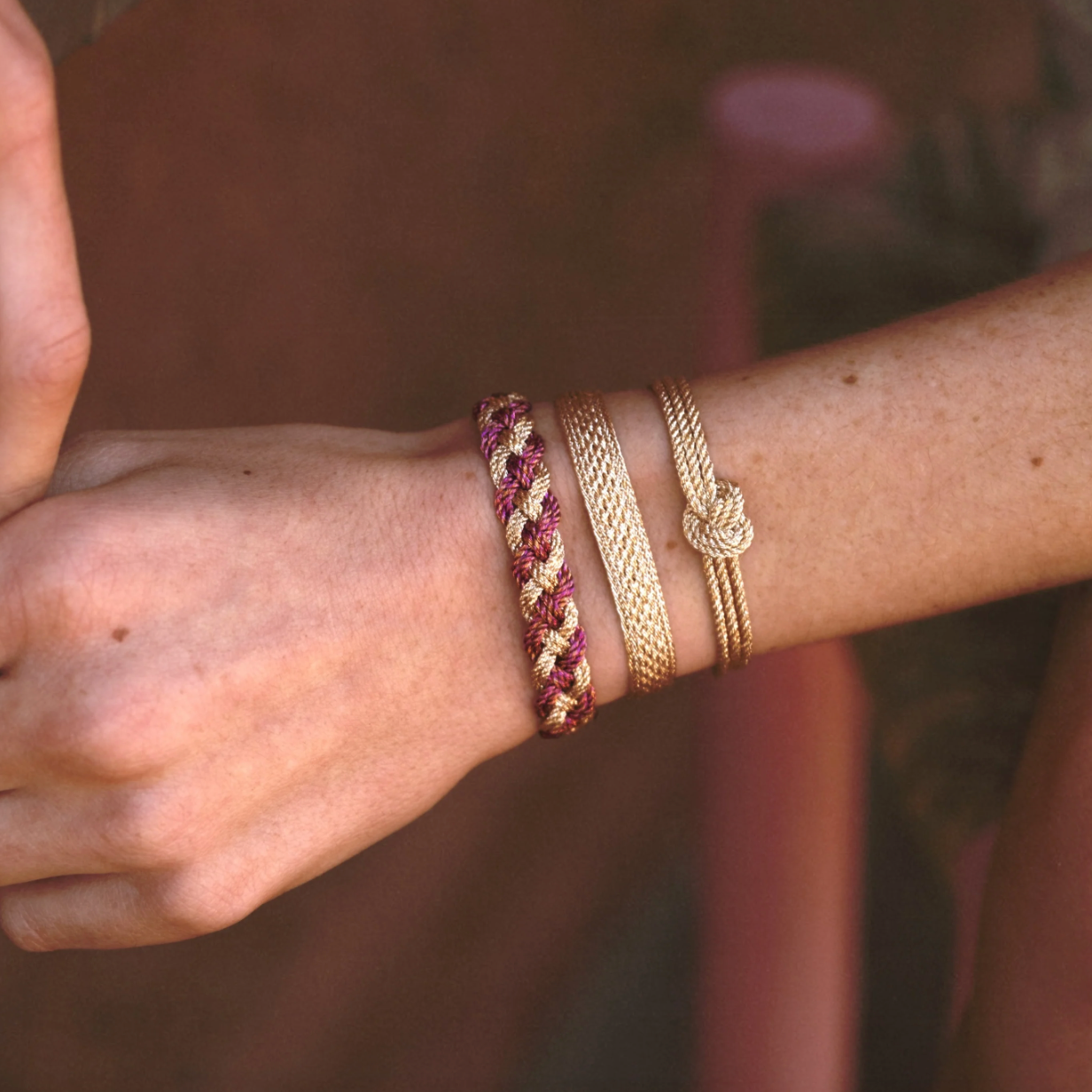 Armband Heart Gold-Silver