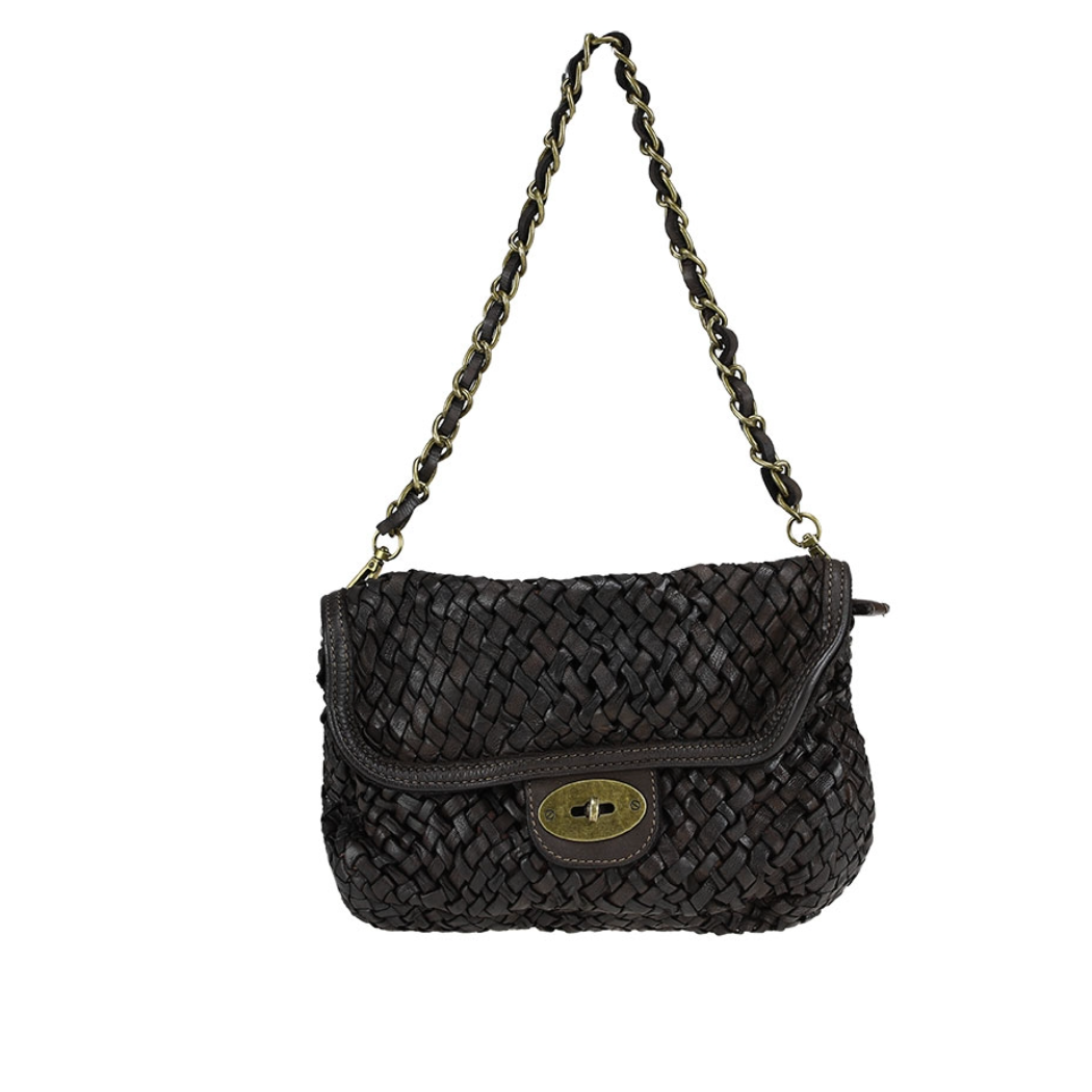 Ledertasche dunkelbraun