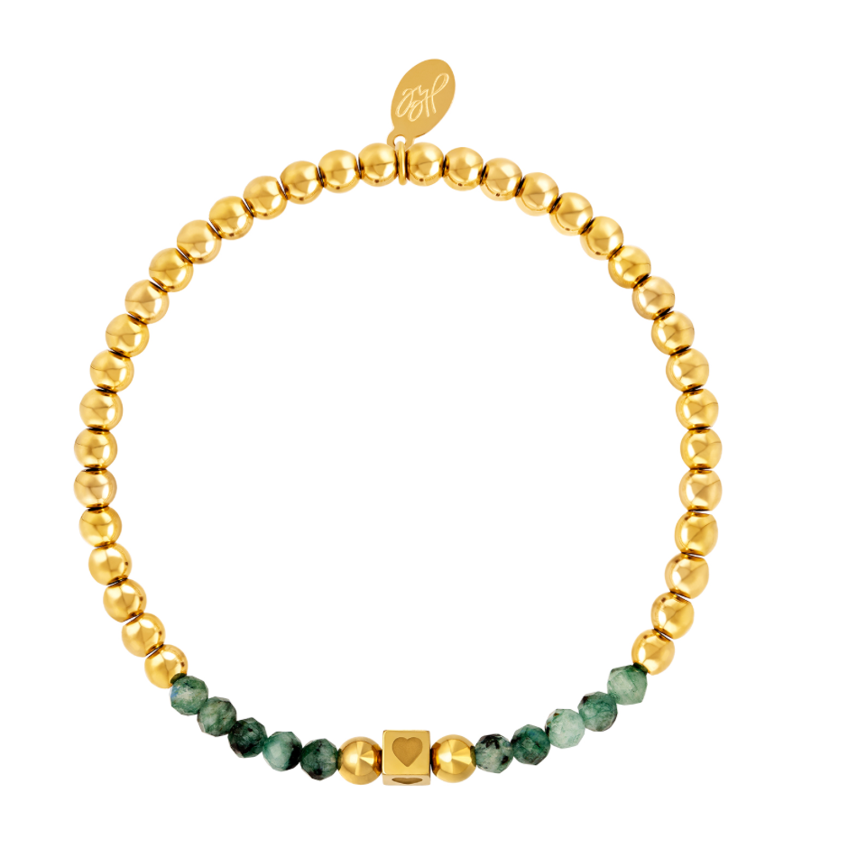 Armband Heart grün