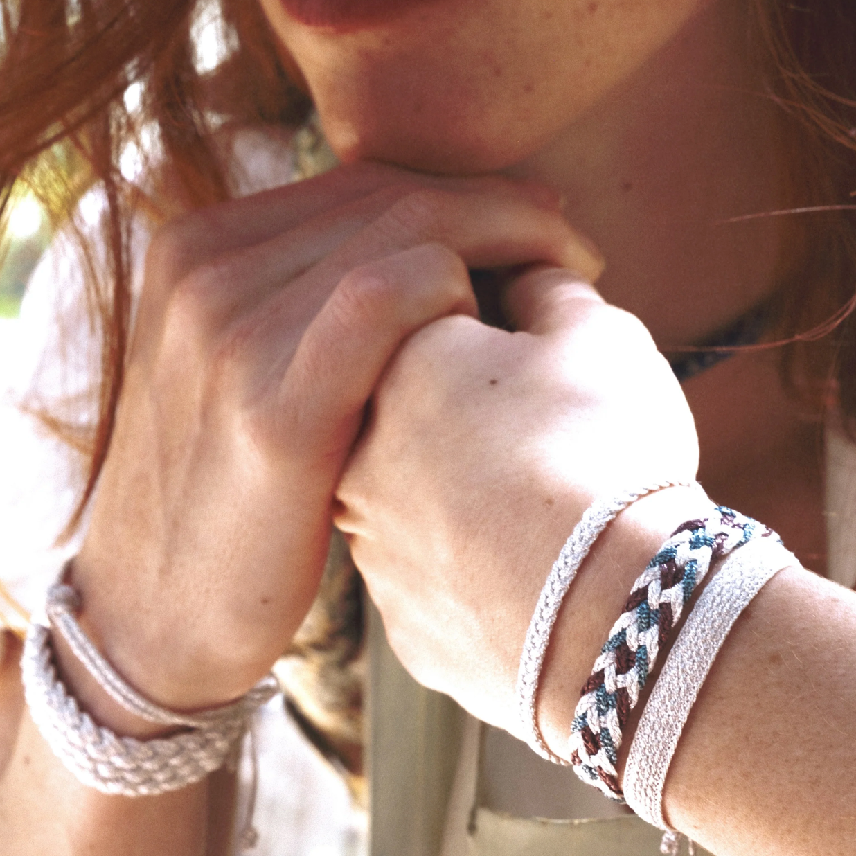 Armband Double U silber