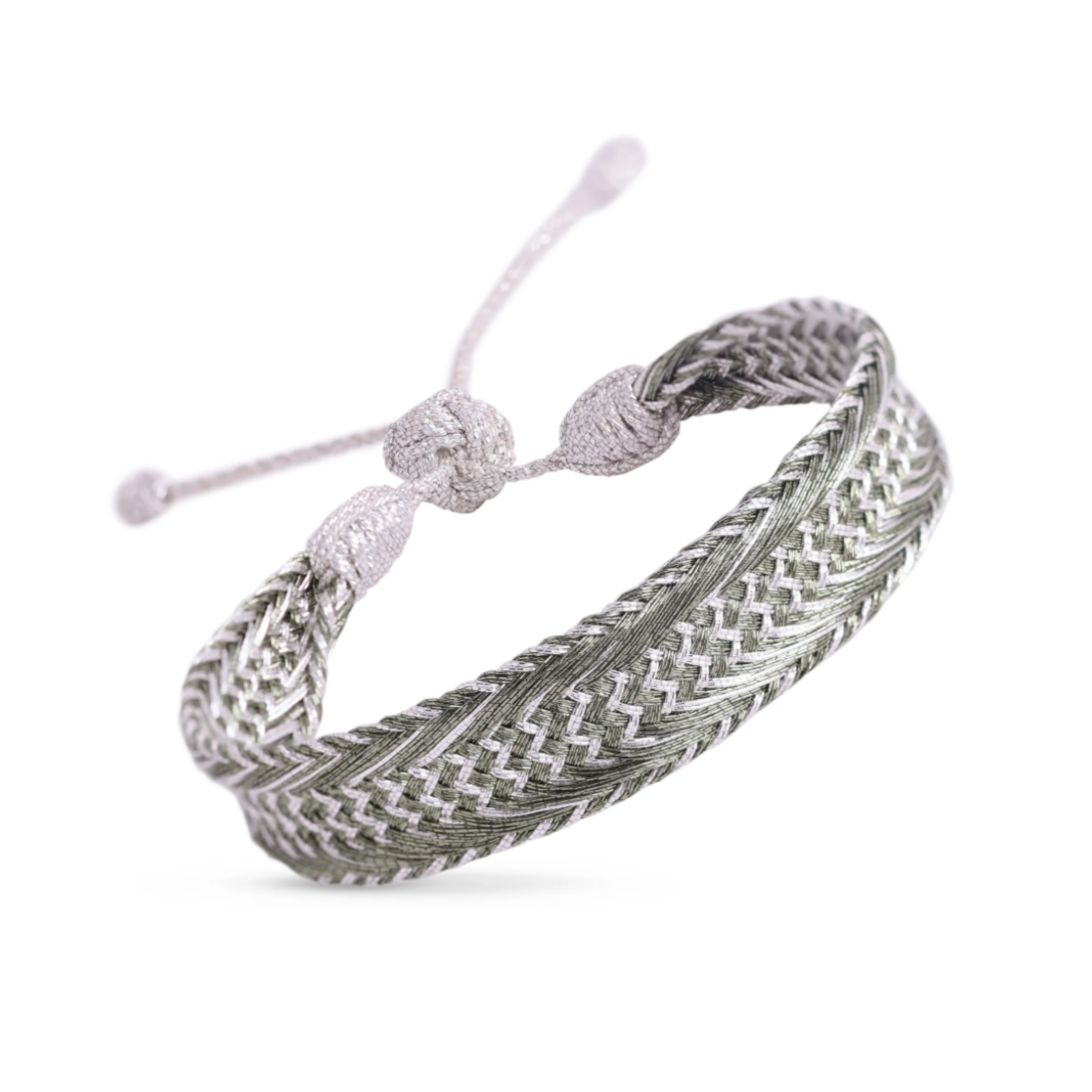 Armband Nerry Khaki Silber