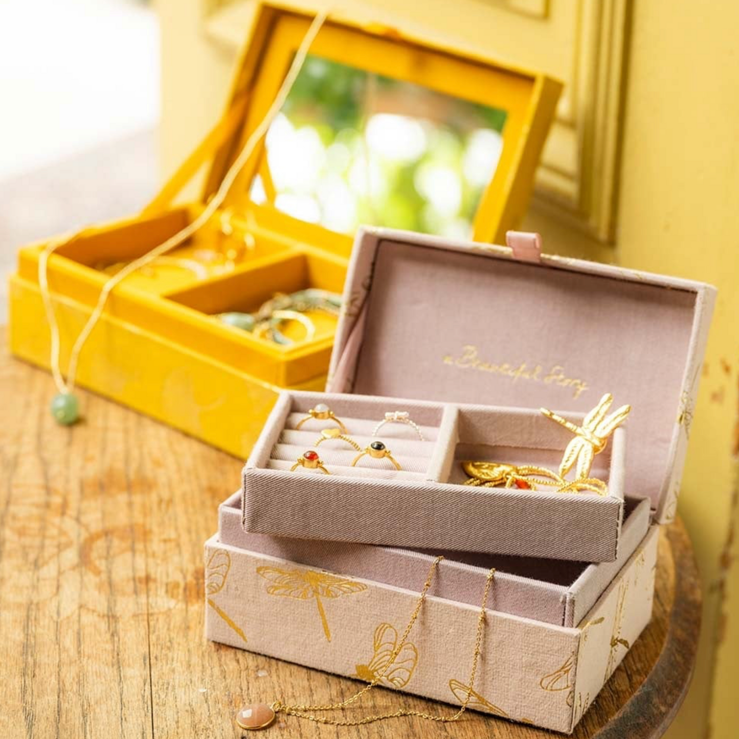 Schmuckschatulle Ginkgo