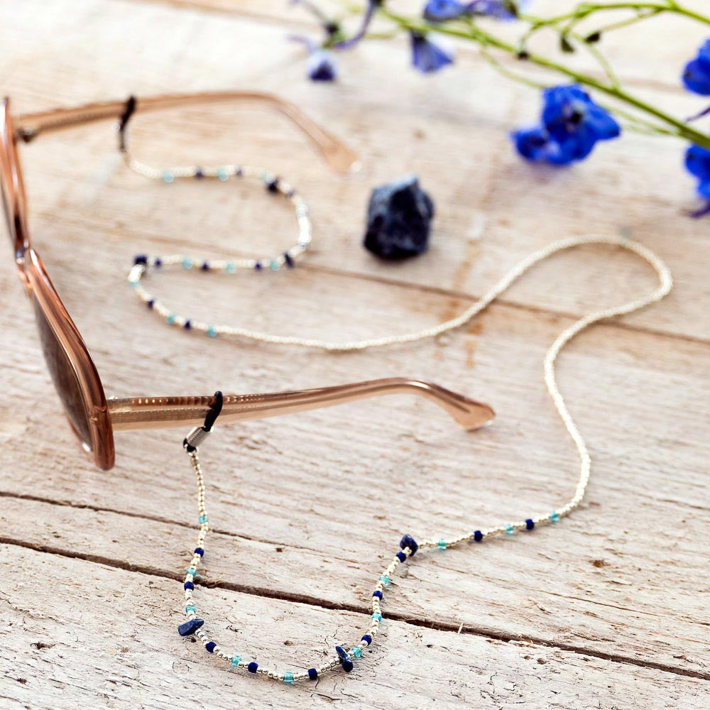 Brillenkette Enlighten Lapislazuli