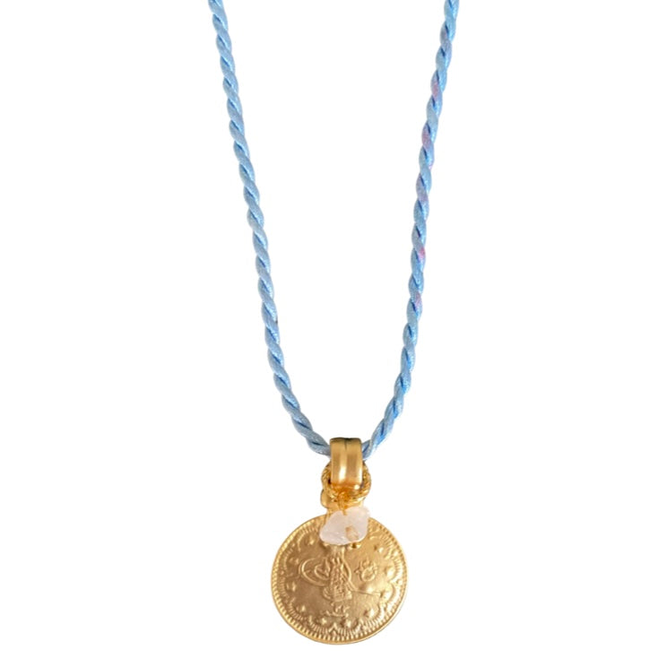 Halskette Cord Coin