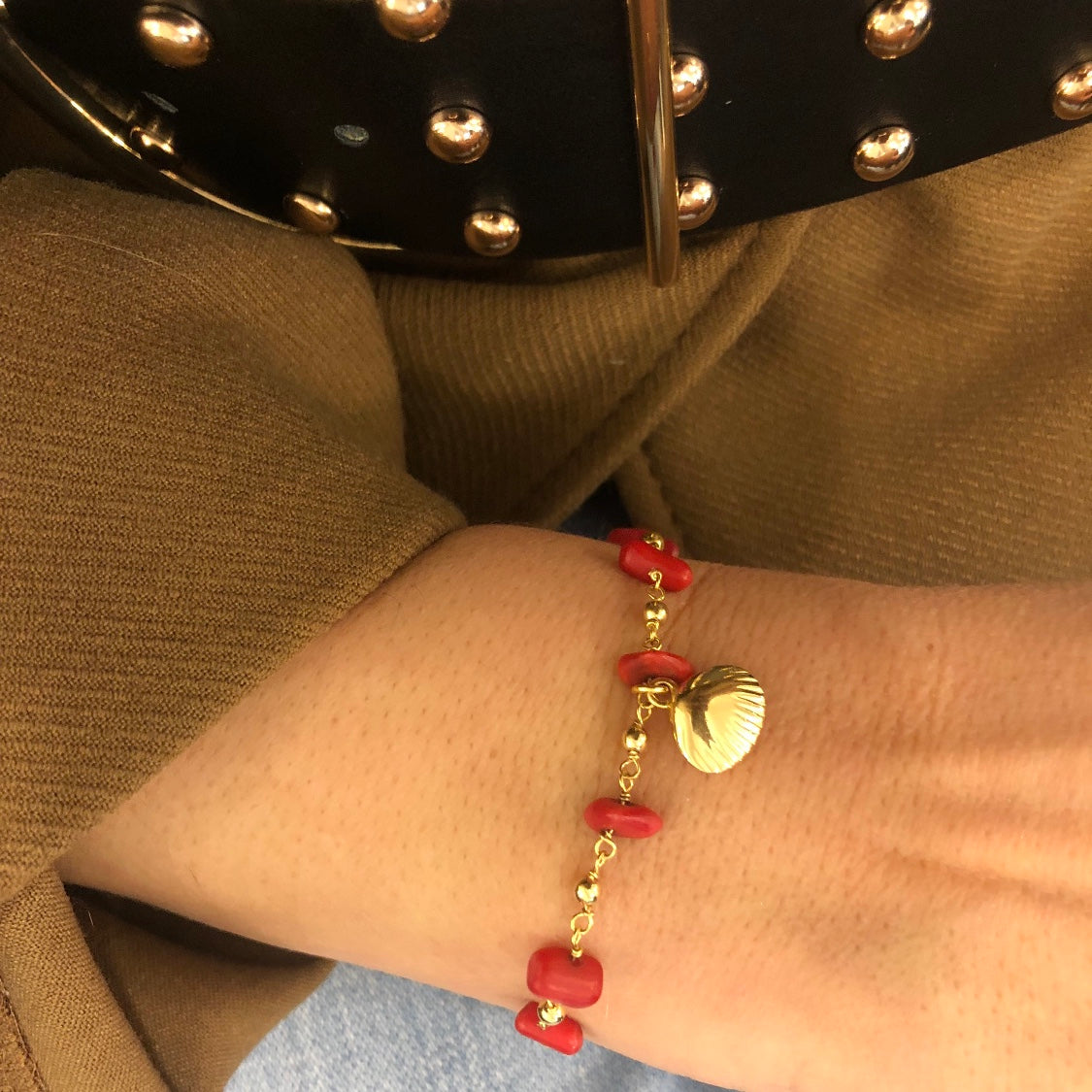 Armband Koralle