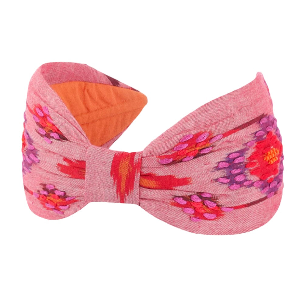 Haarreif Pink Ikat