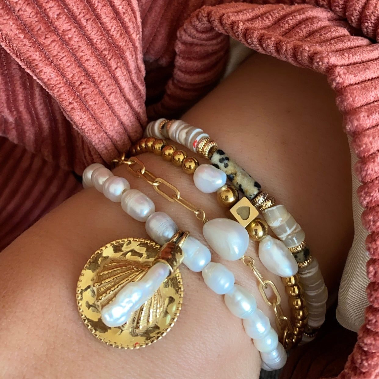 Armband Heart Perlen