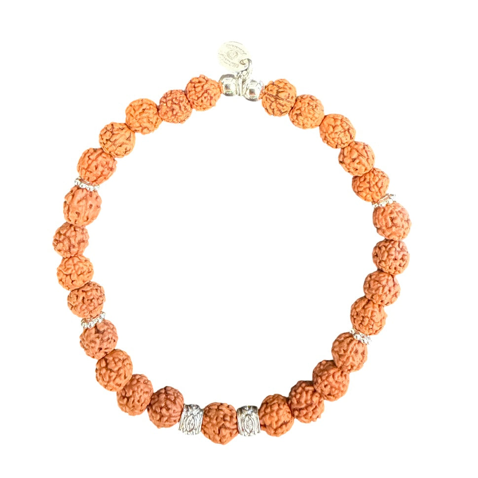 Armband Rudraksha Silber