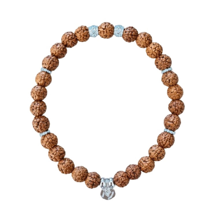 Armband Rudraksha Silber