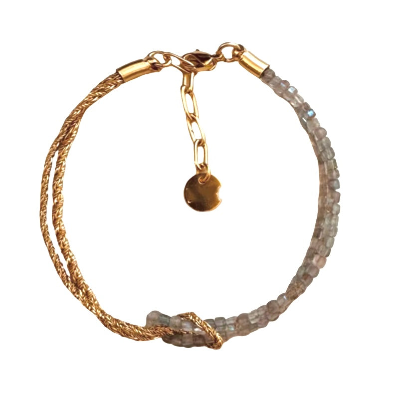Armband Knot taupe