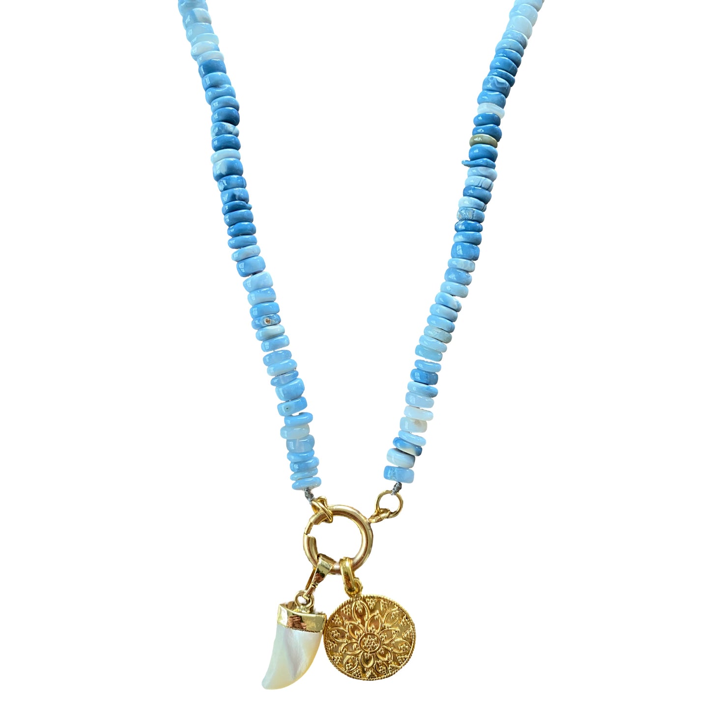 Halskette Blue Opal
