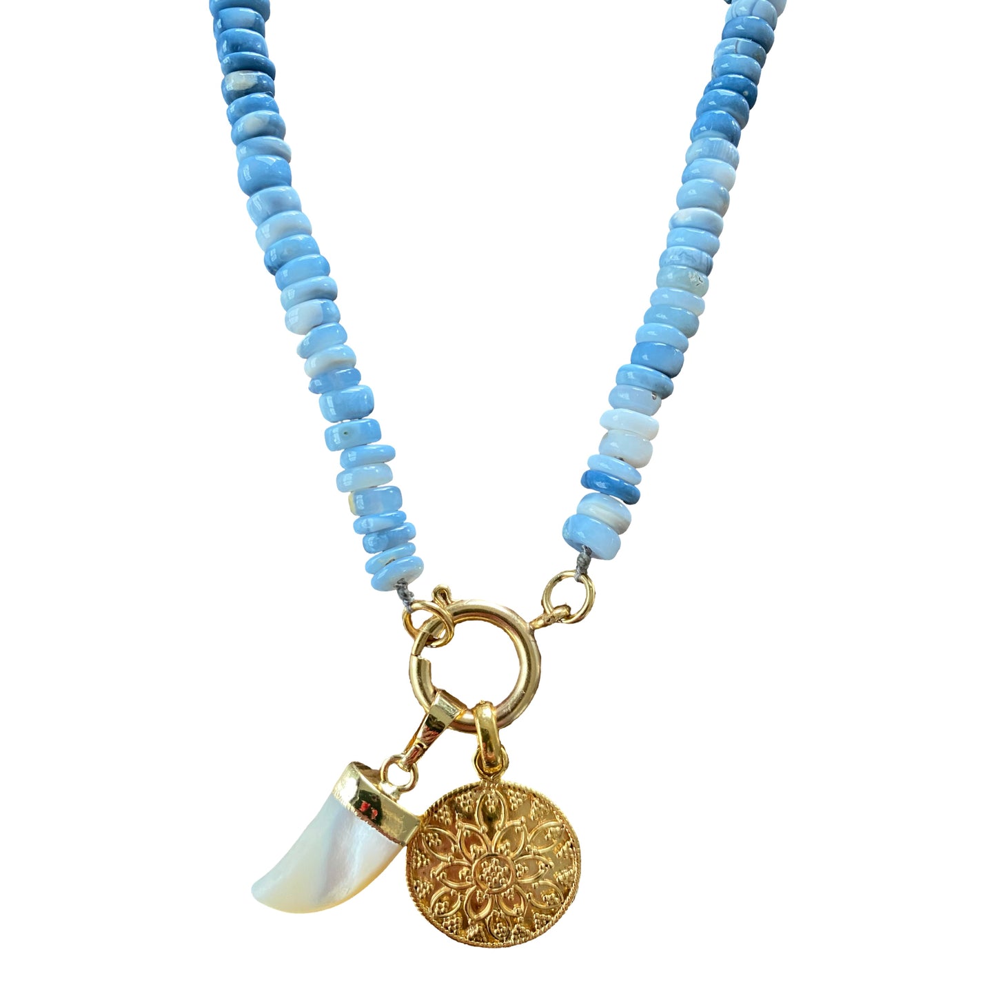 Halskette Blue Opal