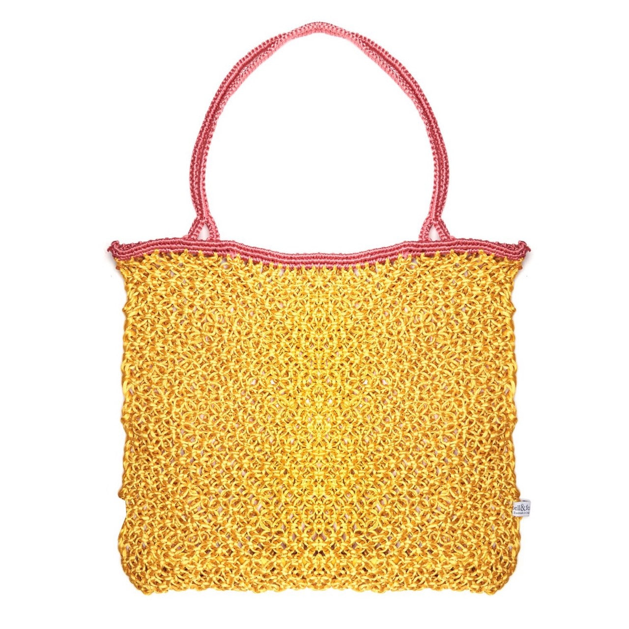 Häkeltasche Misha gelb