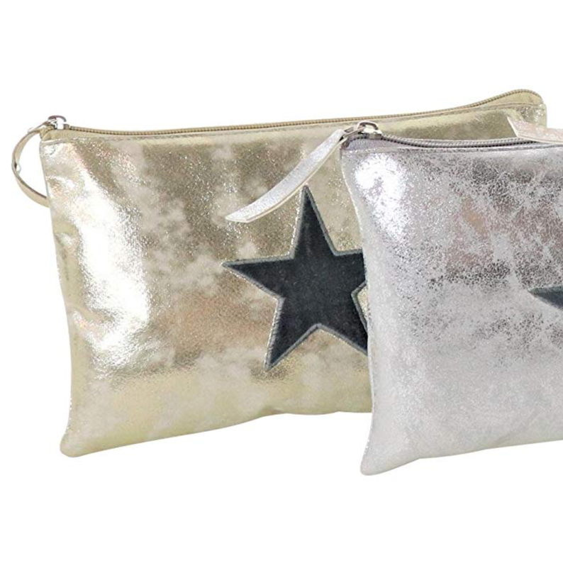 Kosmetiktasche Metallic Star