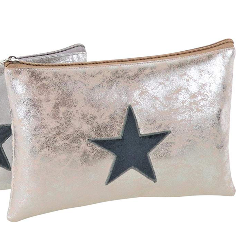 Kosmetiktasche Metallic Star
