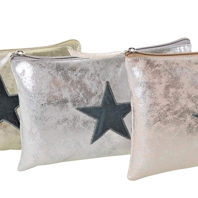 Kosmetiktasche Metallic Star