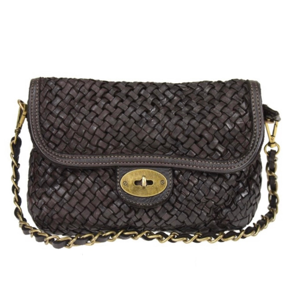 Ledertasche dunkelbraun