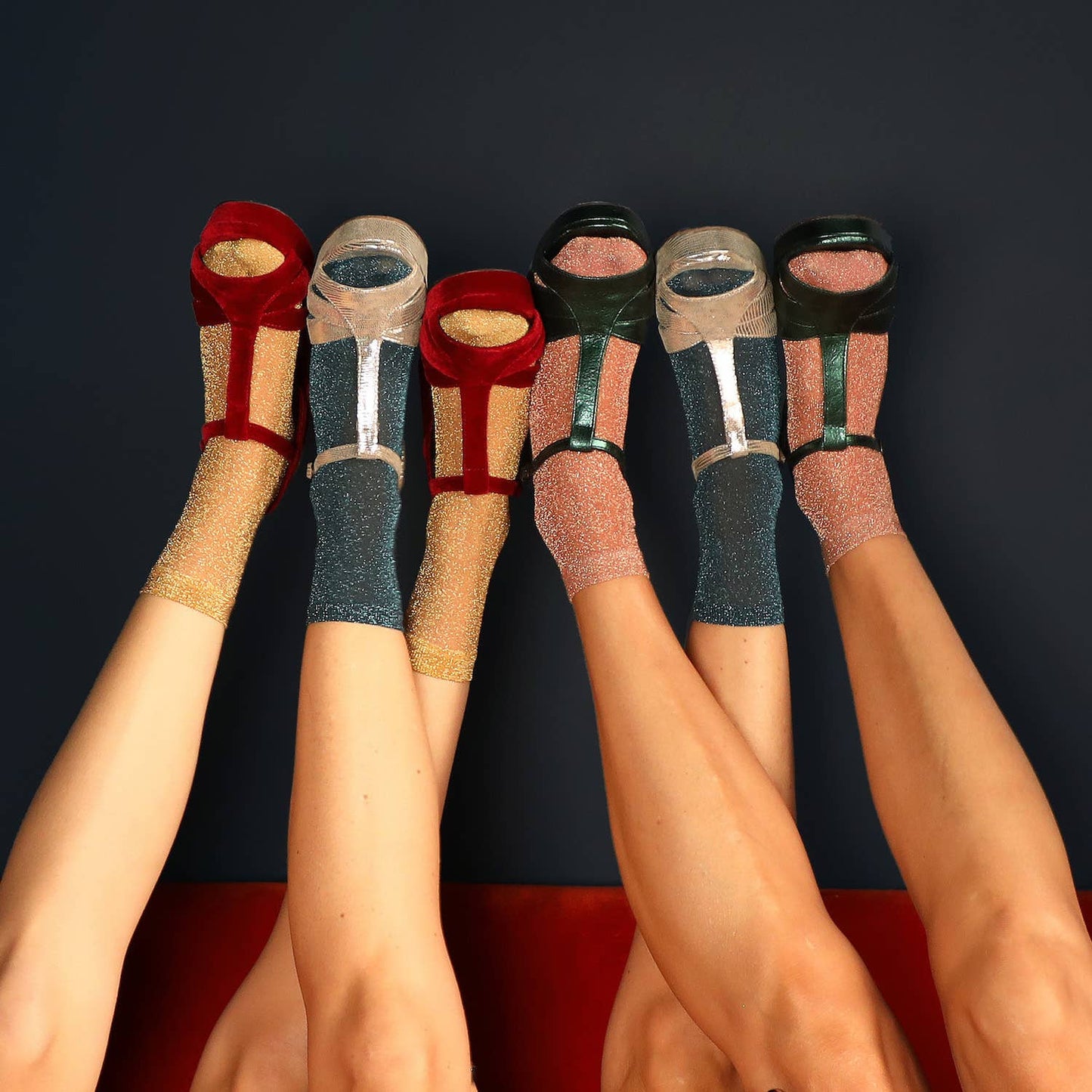 Socken-Trio Muschel