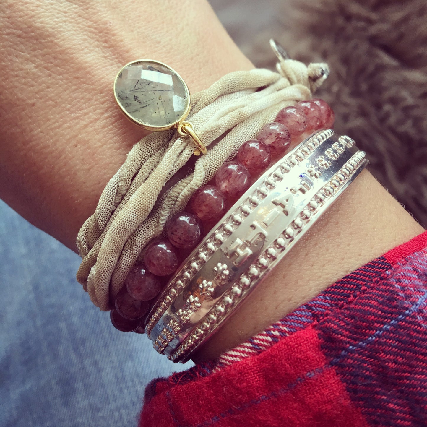 Seidenband Achat