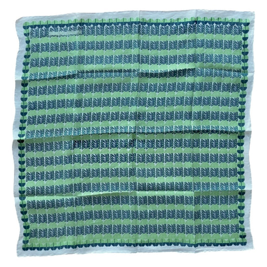 Seidentuch Carré Oslo grün