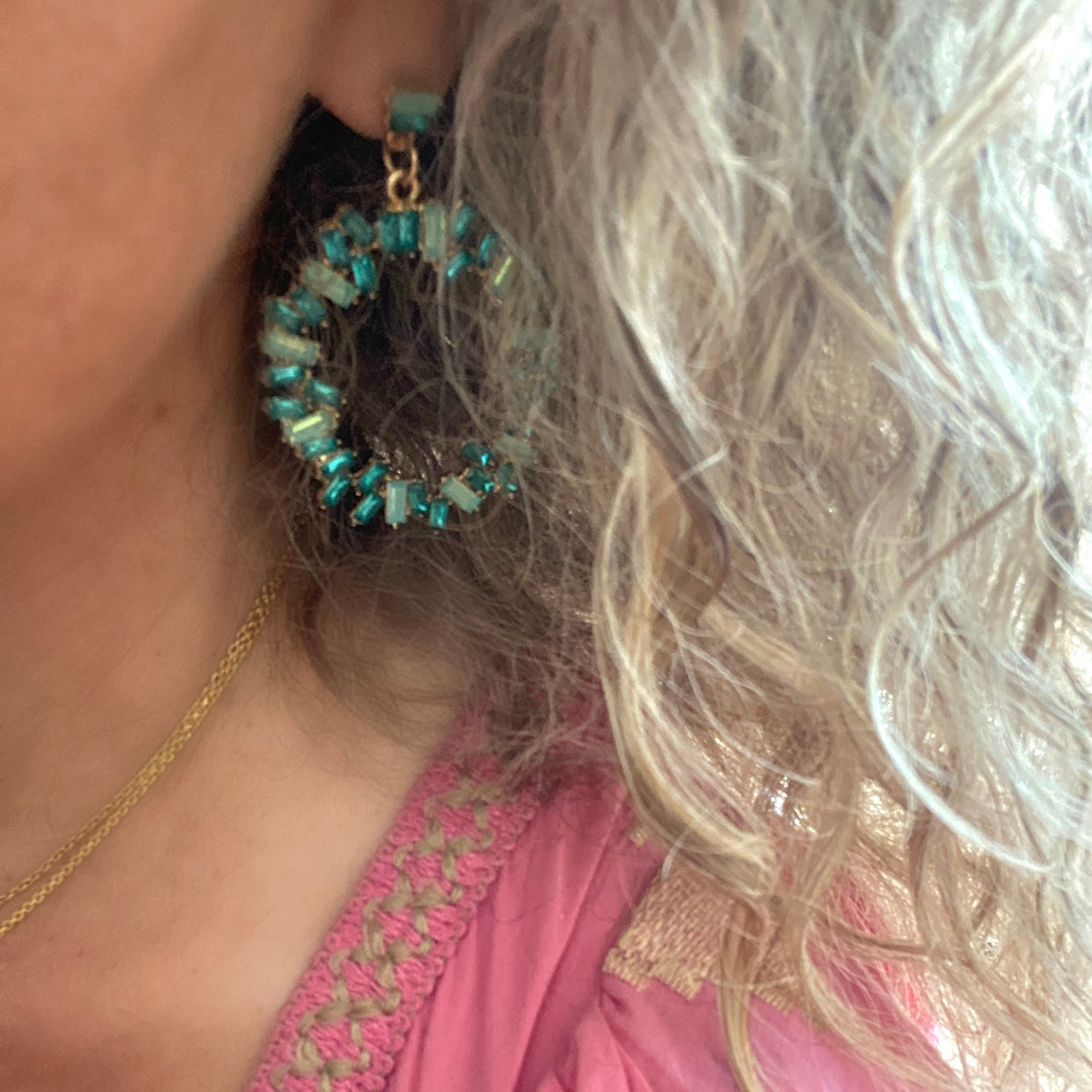 Ohrringe Glitter multi