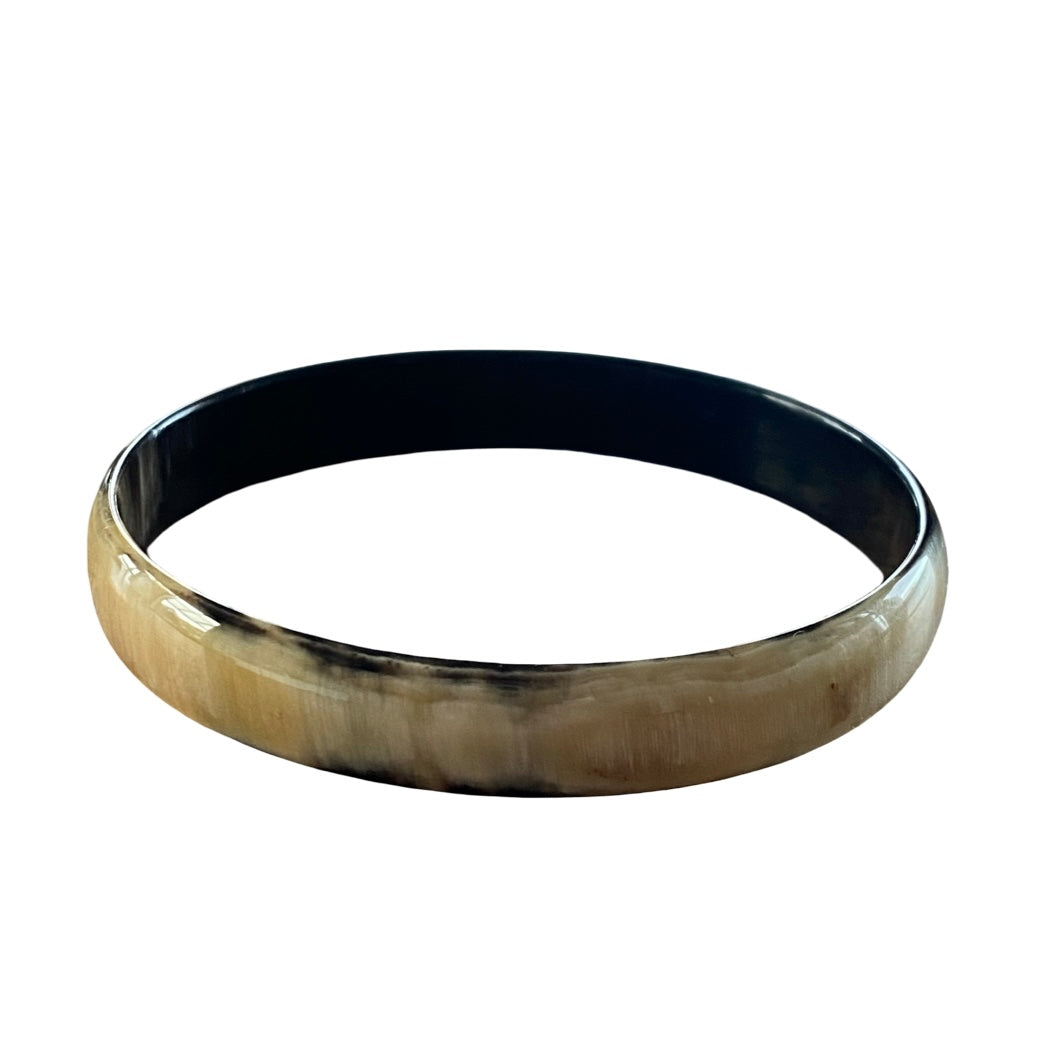 Armreif Horn schwarz