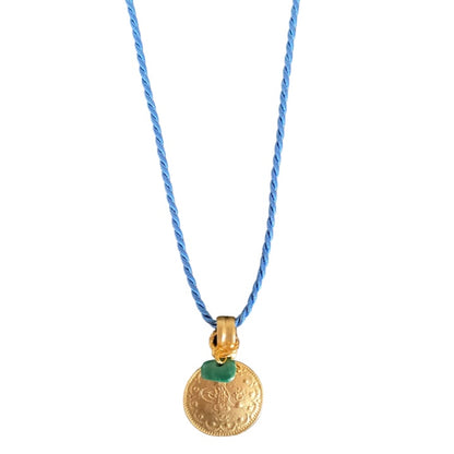 Halskette Cord Coin