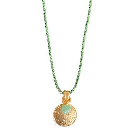 Halskette Cord Coin