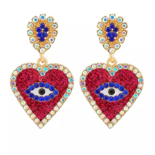 Ohrringe Nazar Glitter