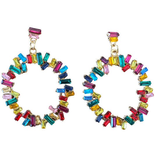 Ohrringe Glitter multi
