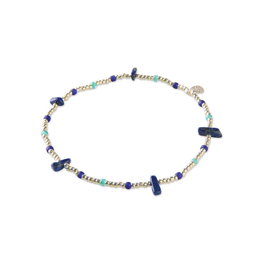 Fusskette Thoughtful Lapislazuli