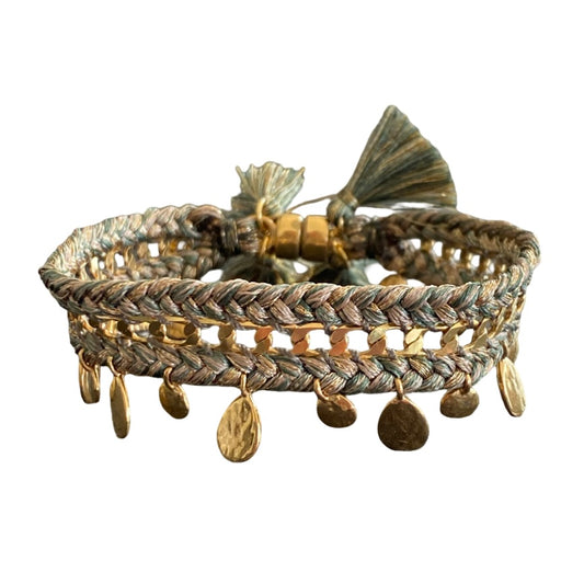 Armband Golden Hour green