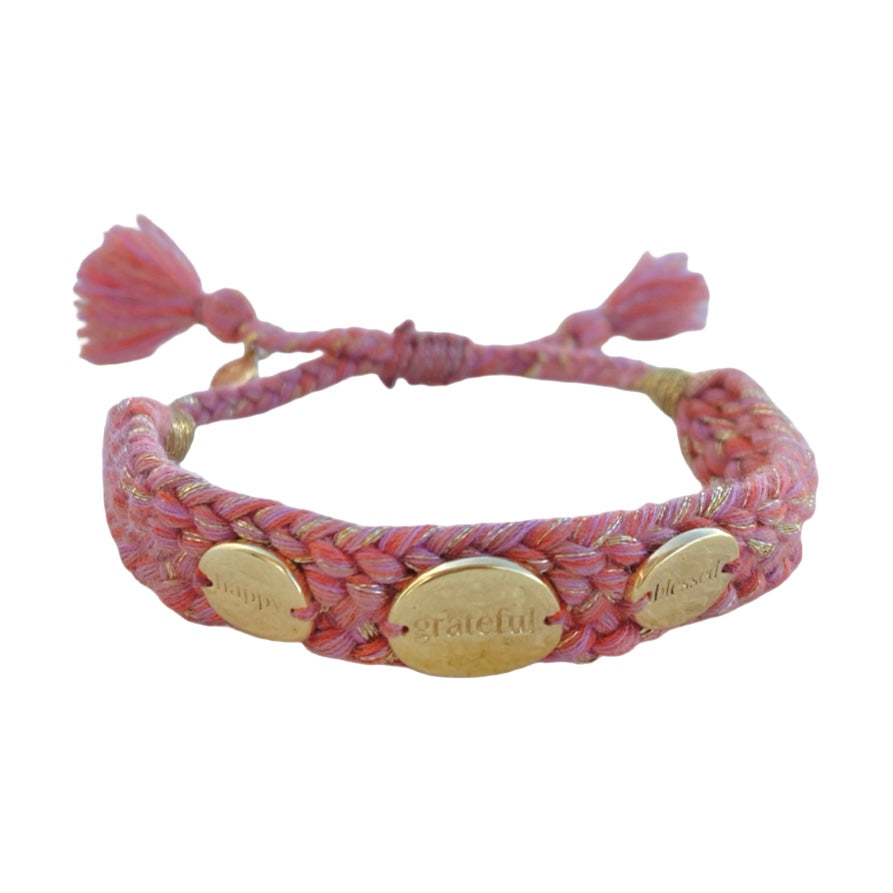 Armband More than Words pink