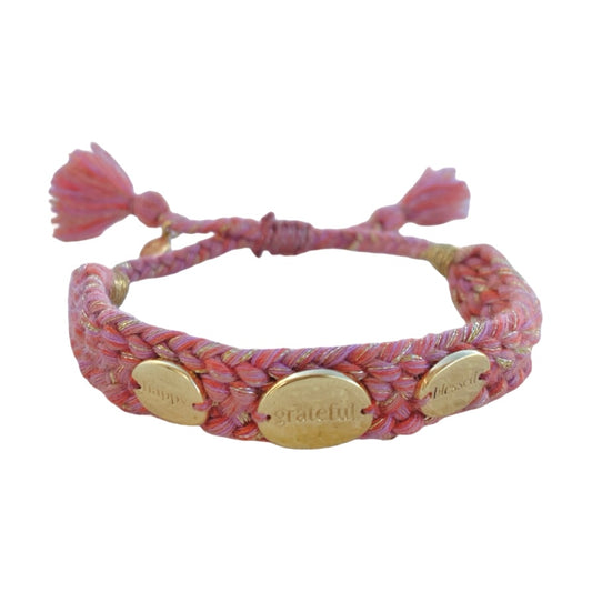Armband More than Words pink