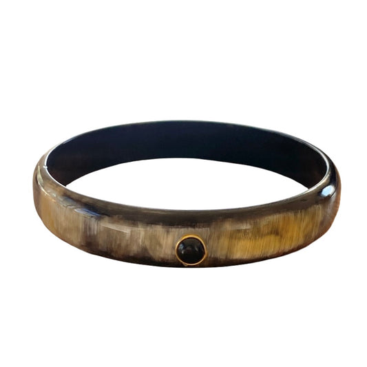 Armreif Horn schwarz