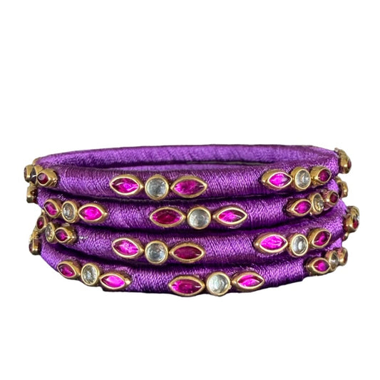 Armreif Jaipur lila