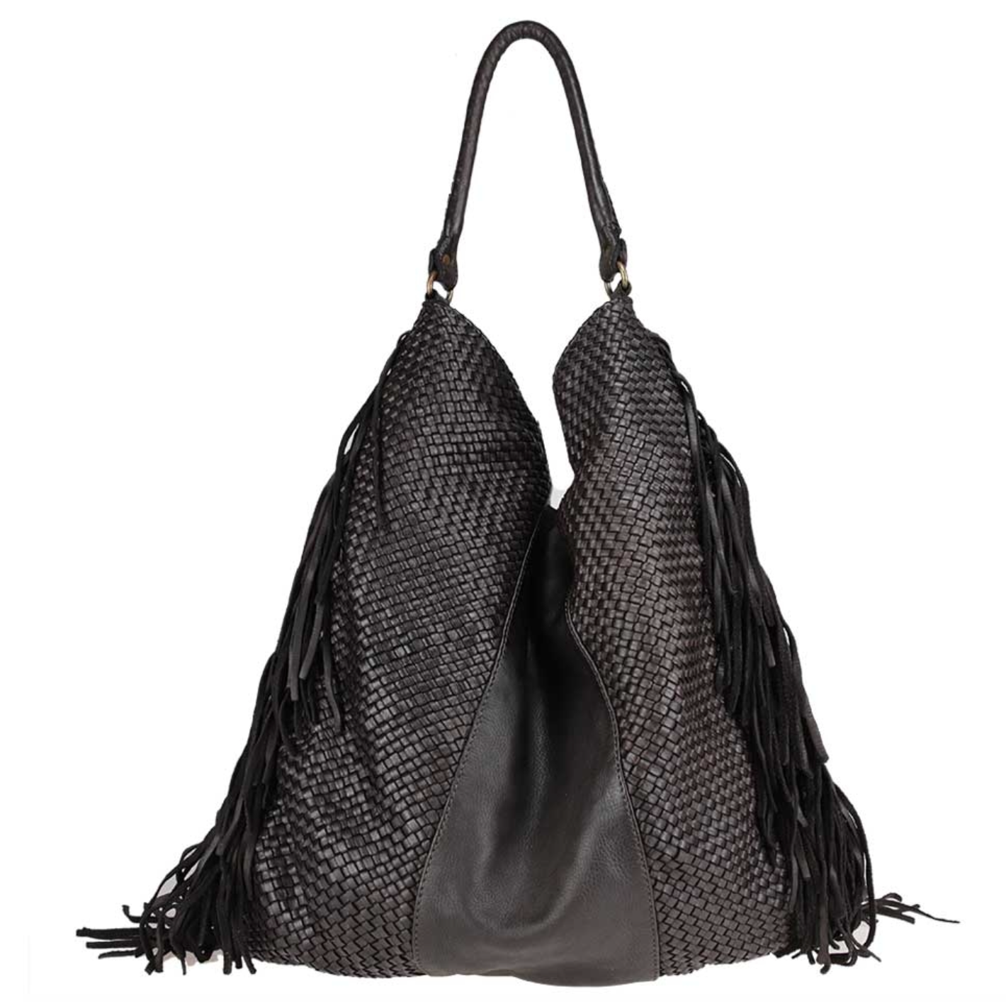 Ledertasche Fransen