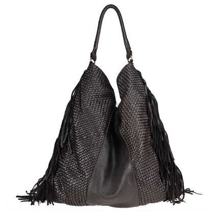 Ledertasche Fransen