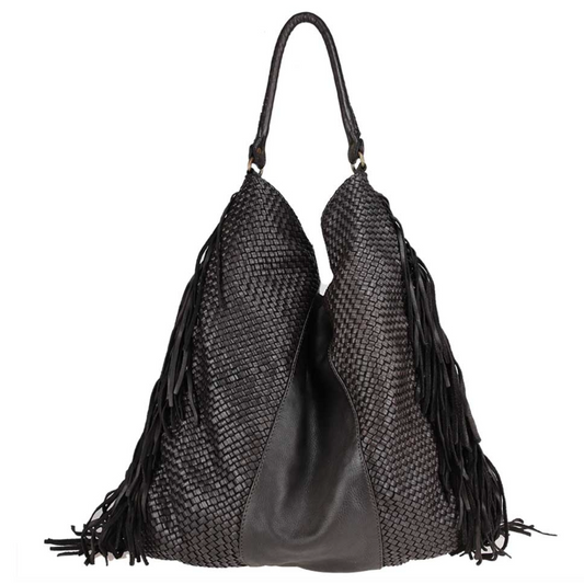 Ledertasche Fransen